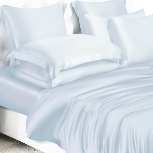 Alice Blue 22 Momme Mulberry Silk Duvet Cover Australia