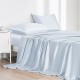 Alice Blue 22 Momme Mulberry Silk Flat Sheet Australia Alice Blue 22 Momme Mulberry Silk Flat Sheet Australia