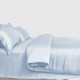 Baby Blue 3 PCS 22 Momme Mulberry Silk Duvet Cover Set Australia Baby Blue 3 PCS 22 Momme Mulberry Silk Duvet Cover Set Australia