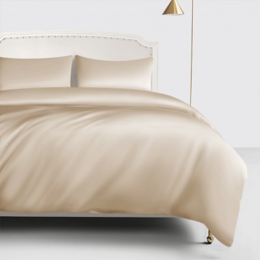 Beige 22 Momme Mulberry Silk Duvet Cover Australia