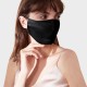 Black Double-Sided 22 Momme Silk Face Mask Australia Black Double-Sided 22 Momme Silk Face Mask Australia
