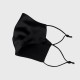 Black Double-Sided 22 Momme Silk Face Mask Australia Black Double-Sided 22 Momme Silk Face Mask Australia