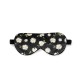 Black Flower Silk Sleep Mask Australia