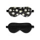 Black Flower Silk Sleep Mask Australia