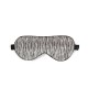 Black & Silver Silk Sleep Mask Australia