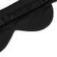 Black & Silver Silk Sleep Mask Australia