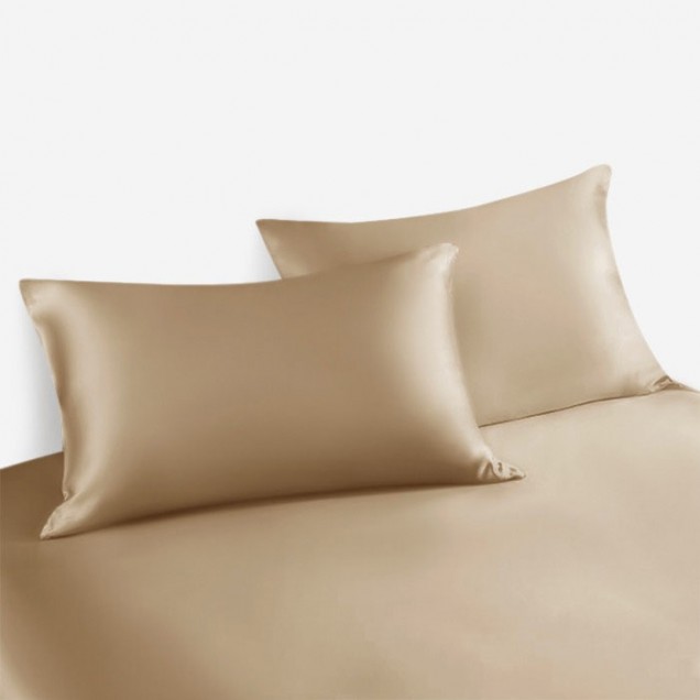Cappuccino 22 Momme Mulberry Silk Pillowcase with Hidden Zipper Australia Cappuccino 22 Momme Mulberry Silk Pillowcase with Hidden Zipper Australia