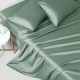 Celadon Green 22 Momme Mulberry Silk Flat Sheet Australia Celadon Green 22 Momme Mulberry Silk Flat Sheet Australia