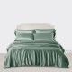 Celadon Green 3 PCS 22 Momme Mulberry Silk Duvet Cover Set Australia Celadon Green 3 PCS 22 Momme Mulberry Silk Duvet Cover Set Australia
