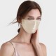 Champagne & White Double-Sided 22 Momme Silk Face Mask Australia Champagne & White Double-Sided 22 Momme Silk Face Mask Australia