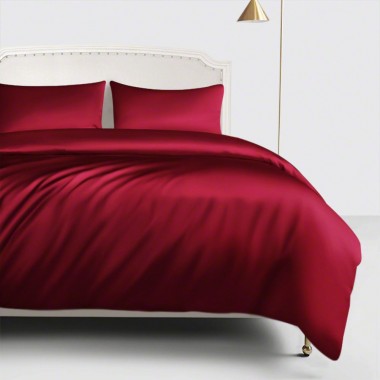 Claret 22 Momme Mulberry Silk Duvet Cover Australia