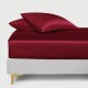 Claret 22 Momme Mulberry Silk Fitted Sheet Australia Claret 22 Momme Mulberry Silk Fitted Sheet Australia