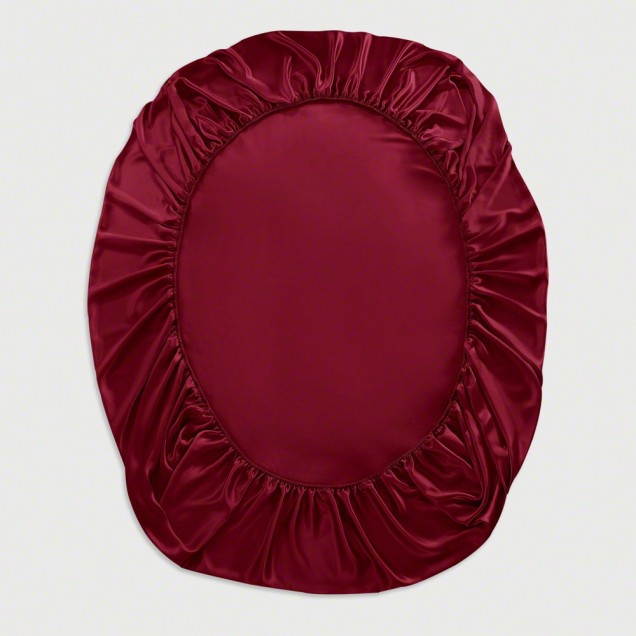 Claret 22 Momme Mulberry Silk Fitted Sheet Australia Claret 22 Momme Mulberry Silk Fitted Sheet Australia