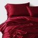 Claret 3 PCS 22 Momme Mulberry Silk Duvet Cover Set Australia Claret 3 PCS 22 Momme Mulberry Silk Duvet Cover Set Australia