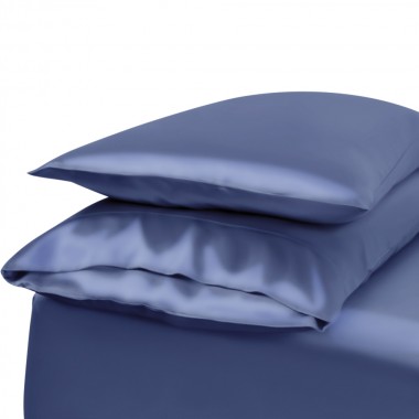 Dark Blue Envelope 22 Momme Mulberry Silk Pillowcase Australia
