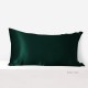 Dark Green 22 Momme Mulberry Silk Pillowcase with Hidden Zipper Australia Dark Green 22 Momme Mulberry Silk Pillowcase with Hidden Zipper Australia