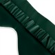 Dark Green & Ivory Suede Rose Silk Eye Mask Australia