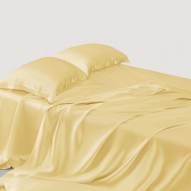 Gold 22 Momme Mulberry Silk Sheet Set Australia