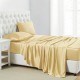 Gold 22 Momme Mulberry Silk Sheet Set Australia Gold 22 Momme Mulberry Silk Sheet Set Australia