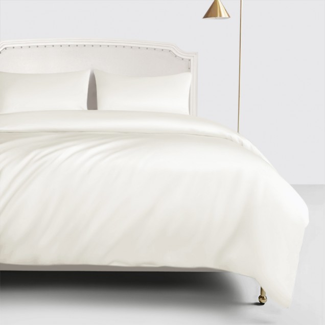 Ivory 22 Momme Mulberry Silk Duvet Cover Australia