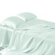 Light Cyan 22 Momme Mulberry Silk Flat Sheet Australia Light Cyan 22 Momme Mulberry Silk Flat Sheet Australia