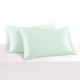 Light Cyan 22 Momme Mulberry Silk Pillowcase with Hidden Zipper Australia Light Cyan 22 Momme Mulberry Silk Pillowcase with Hidden Zipper Australia