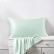 Light Cyan 22 Momme Mulberry Silk Pillowcase with Hidden Zipper Australia Light Cyan 22 Momme Mulberry Silk Pillowcase with Hidden Zipper Australia