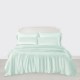 Light Cyan 3 PCS 22 Momme Mulberry Silk Duvet Cover Set Australia Light Cyan 3 PCS 22 Momme Mulberry Silk Duvet Cover Set Australia