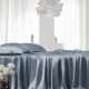 Misty Blue 22 Momme Mulberry Silk Fitted Sheet Australia Misty Blue 22 Momme Mulberry Silk Fitted Sheet Australia