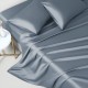 Misty Blue 22 Momme Mulberry Silk Flat Sheet Australia Misty Blue 22 Momme Mulberry Silk Flat Sheet Australia