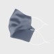 Misty Blue & White Double-Sided 22 Momme Silk Face Mask Australia Misty Blue & White Double-Sided 22 Momme Silk Face Mask Australia