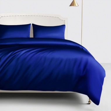 Royal Blue 22 Momme Mulberry Silk Duvet Cover Australia
