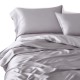 Silver 3 PCS 22 Momme Mulberry Silk Duvet Cover Set Australia