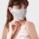 Silver & White Double-Sided 22 Momme Silk Face Mask Australia Silver & White Double-Sided 22 Momme Silk Face Mask Australia