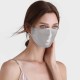 Silver & White Double-Sided 22 Momme Silk Face Mask Australia Silver & White Double-Sided 22 Momme Silk Face Mask Australia