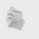 Silver & White Double-Sided 22 Momme Silk Face Mask Australia Silver & White Double-Sided 22 Momme Silk Face Mask Australia