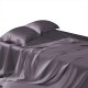 Slate Gray 22 Momme Mulberry Silk Flat Sheet Australia Slate Gray 22 Momme Mulberry Silk Flat Sheet Australia