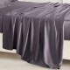 Slate Gray 22 Momme Mulberry Silk Flat Sheet Australia Slate Gray 22 Momme Mulberry Silk Flat Sheet Australia