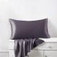 Slate Gray Envelope 22 Momme Mulberry Silk Pillowcase Australia Slate Gray Envelope 22 Momme Mulberry Silk Pillowcase Australia