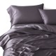 Slate Gray 3 PCS 22 Momme Mulberry Silk Duvet Cover Set Australia Slate Gray 3 PCS 22 Momme Mulberry Silk Duvet Cover Set Australia