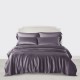 Slate Gray 3 PCS 22 Momme Mulberry Silk Duvet Cover Set Australia Slate Gray 3 PCS 22 Momme Mulberry Silk Duvet Cover Set Australia