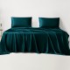 Teal 22 Momme Mulberry Silk Sheet Set Australia Teal 22 Momme Mulberry Silk Sheet Set Australia