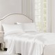 White 22 Momme Mulberry Silk Flat Sheet Australia