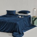 The king size silk sheets I bought provide an ideal fit for my large bed.