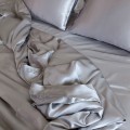 With these silk sheets, I can finally have a sweat-free sleep.